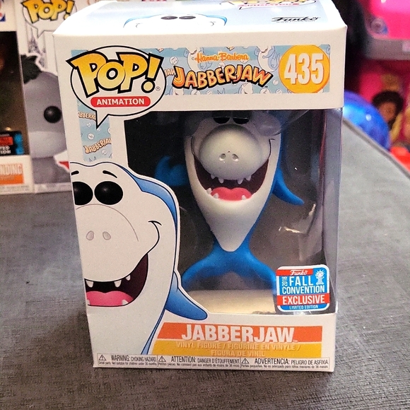 Funko Pop 435 Jabberjaw- Hanna Barbera Comic Con Exclusive NIB - Picture 1 of 2